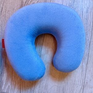 Blue Plush Boppy Baby Pillow for Dolls